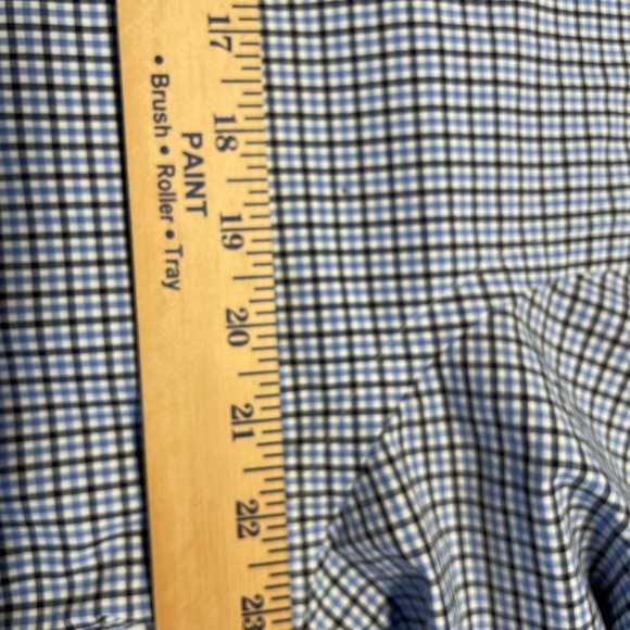 Ralph Lauren shirt. Size L. Blue/Black on white - Picture 12 of 12